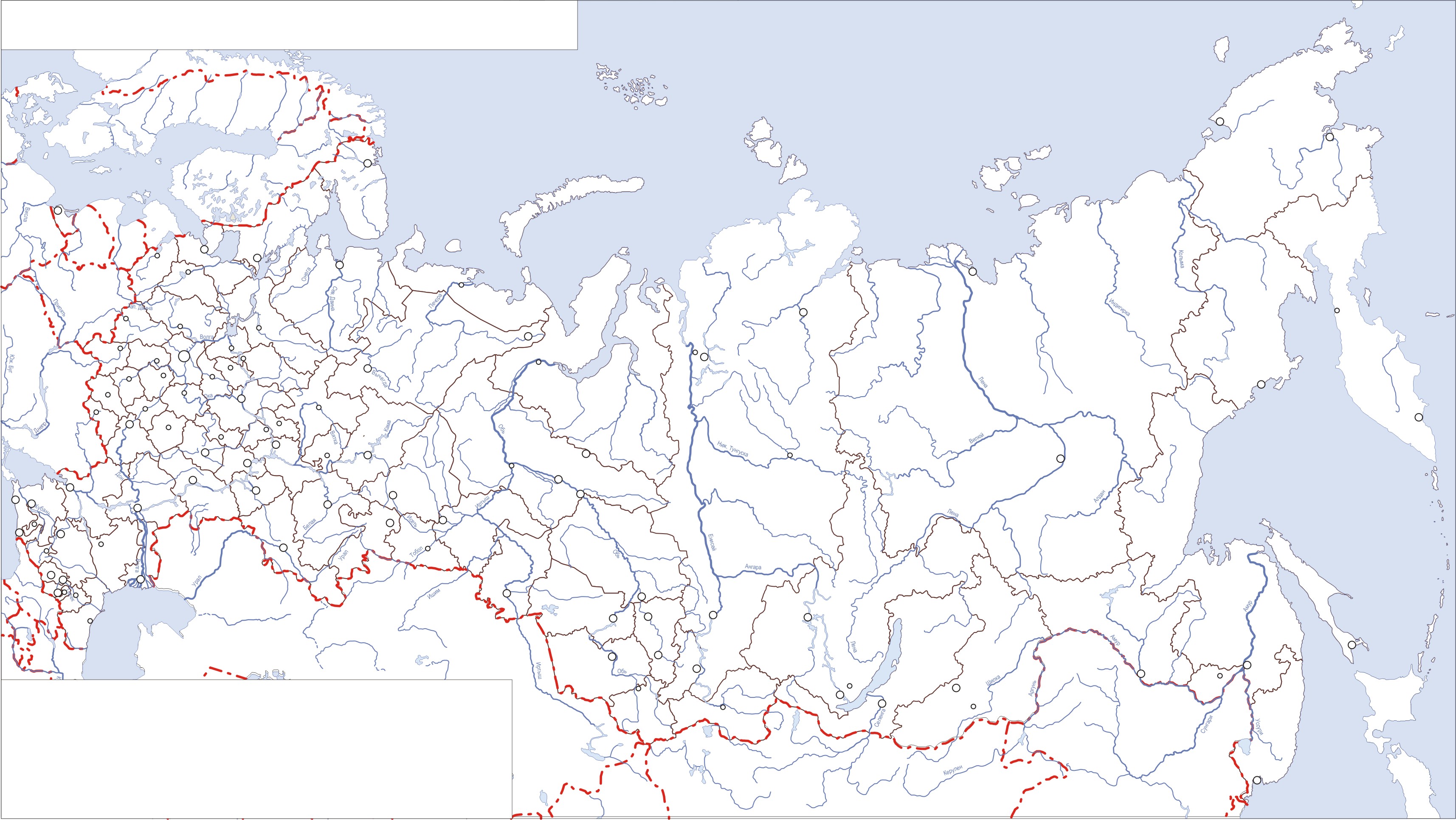 Карта административно территориального деления